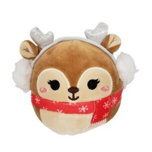 Squishmallows Reindeer‎ Earmuff Plush Holiday Limited Edition Collectible